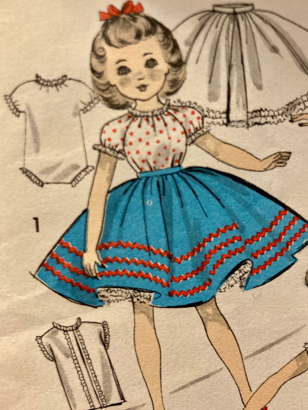 Vintage Advance Pattern Doll Clothes Wardrobe